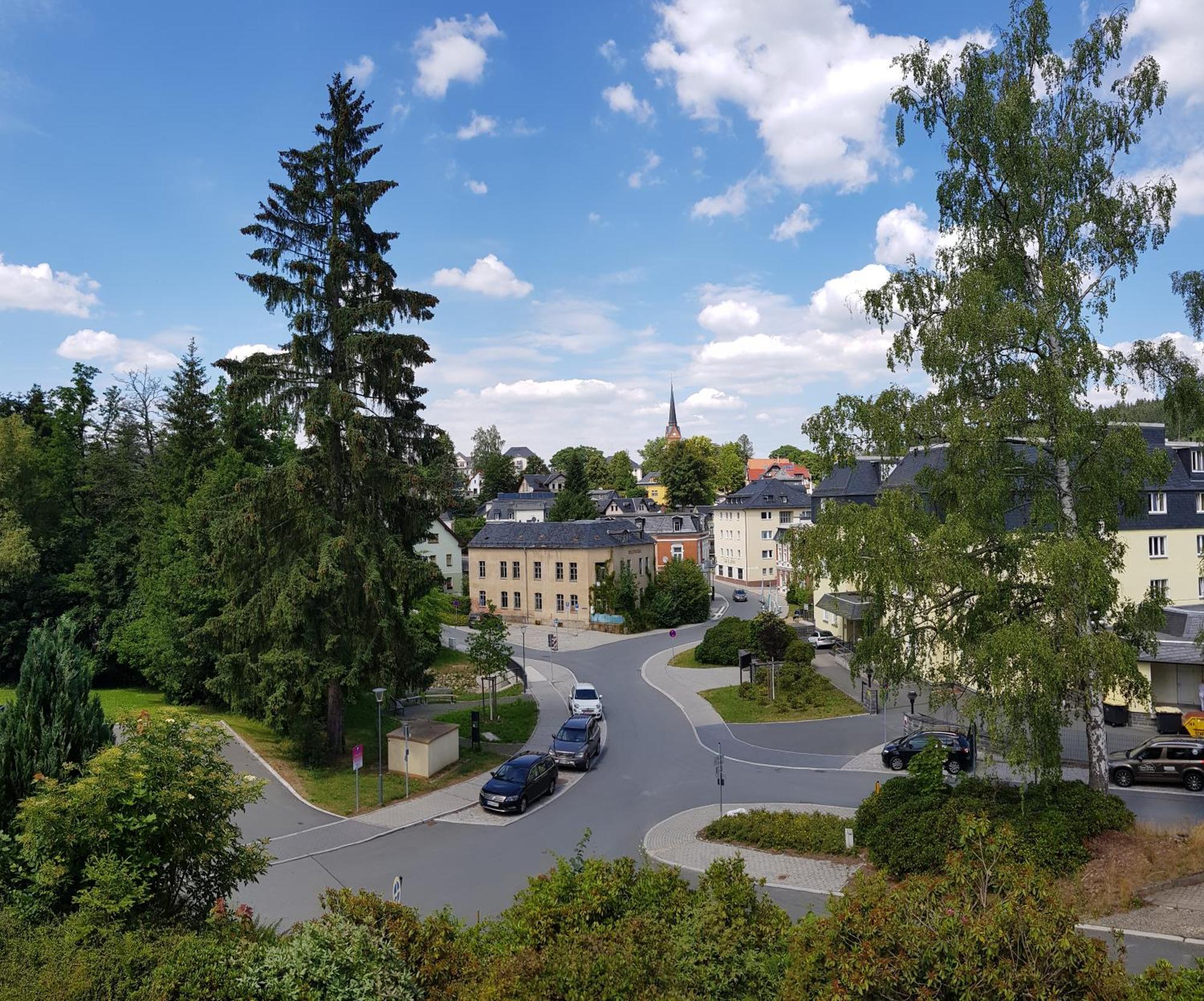 Ferienwohnungen Villa Goldbrunnen Bad Elster Kültér fotó